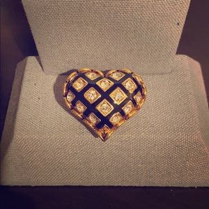 Betsey Johnson Heart Ring